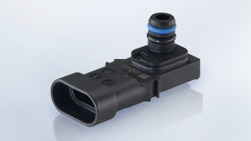 MAP and T-MAP sensors measure the air pressure in the intake manifold behind the throttle valve to determine air intake.